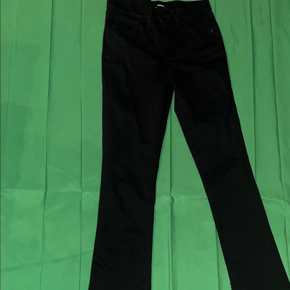 Express Women's Black Flare Dress Pants Size 6R